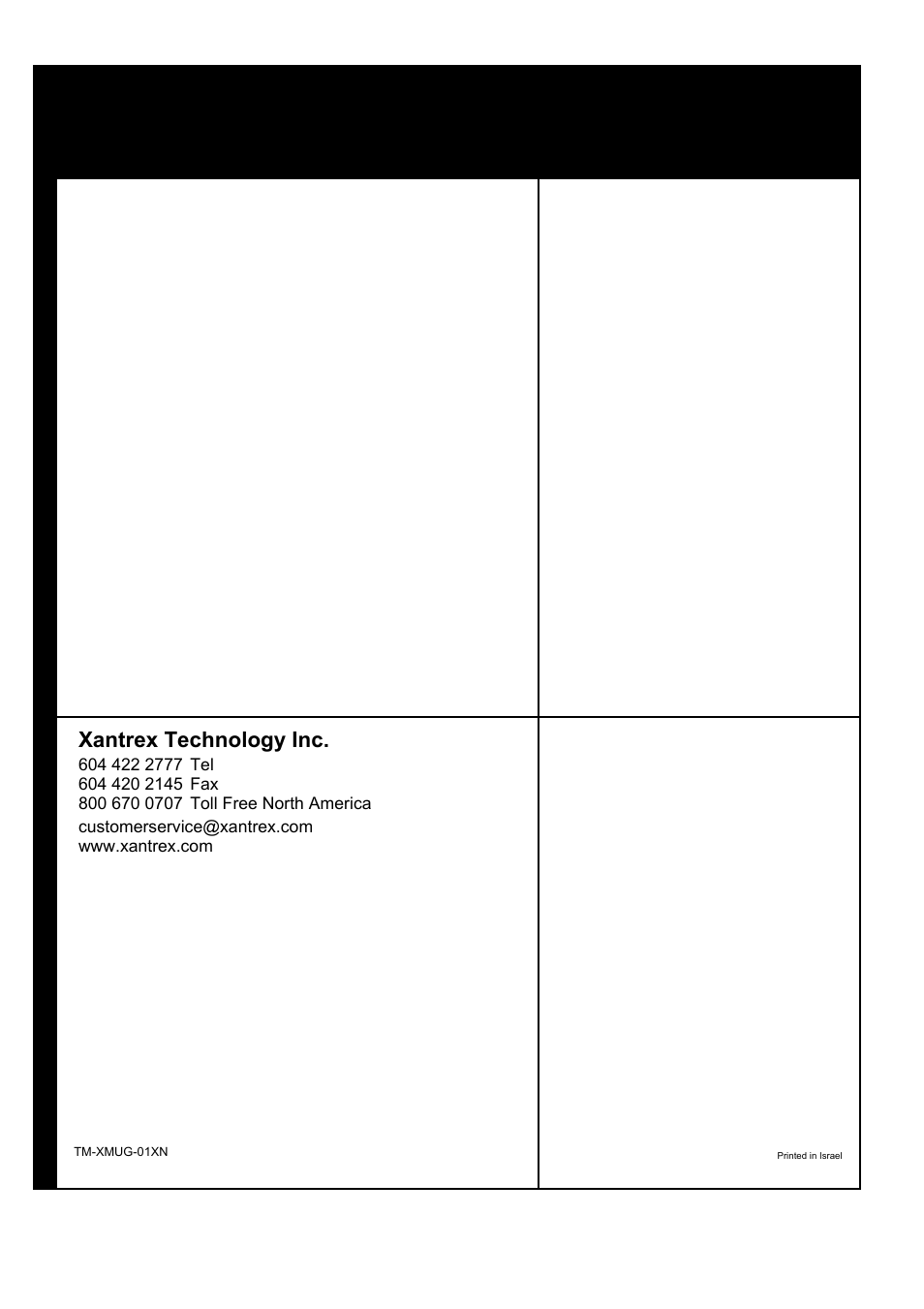 Xantrex technology inc | Xantrex Technology XMP 2600 User Manual | Page 119 / 119