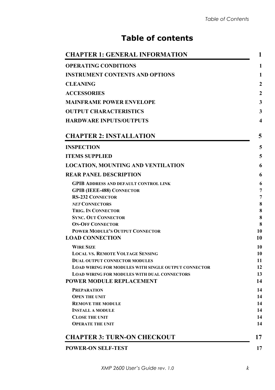 Xantrex Technology XMP 2600 User Manual | Page 12 / 119