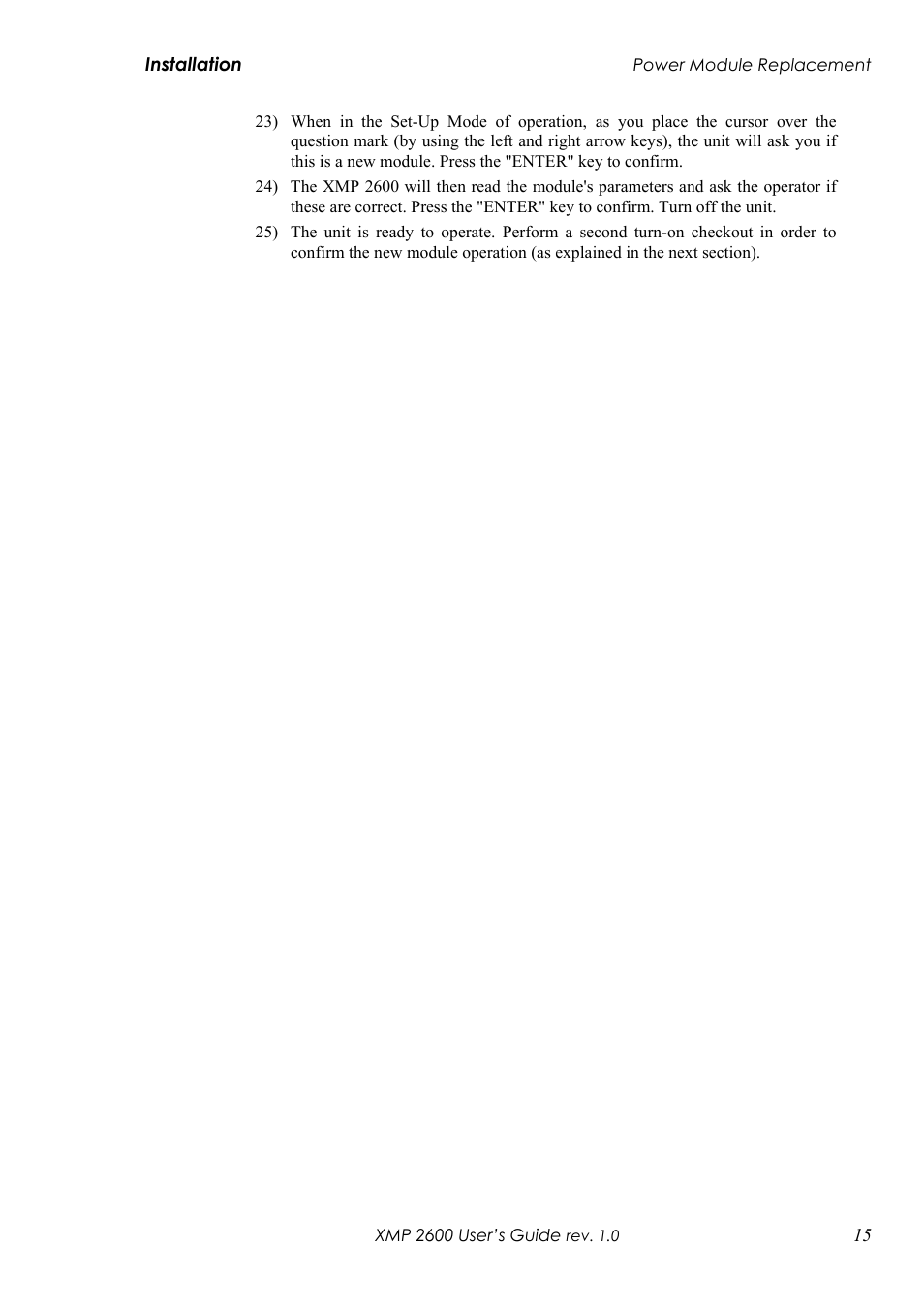 Xantrex Technology XMP 2600 User Manual | Page 34 / 119