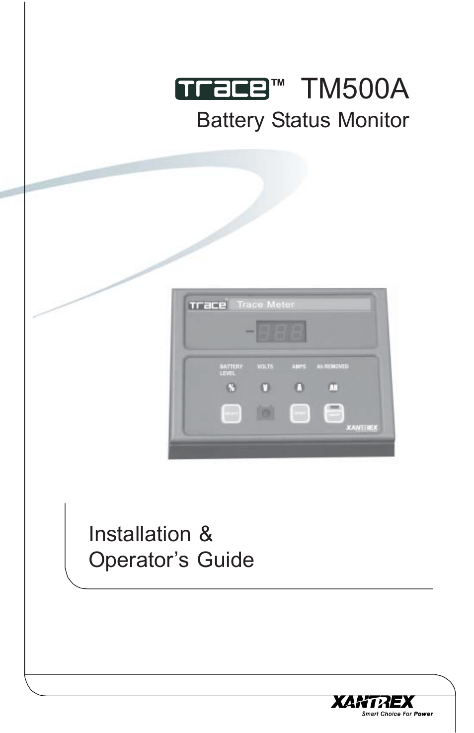 Xantrex Technology TM500A User Manual | 44 pages