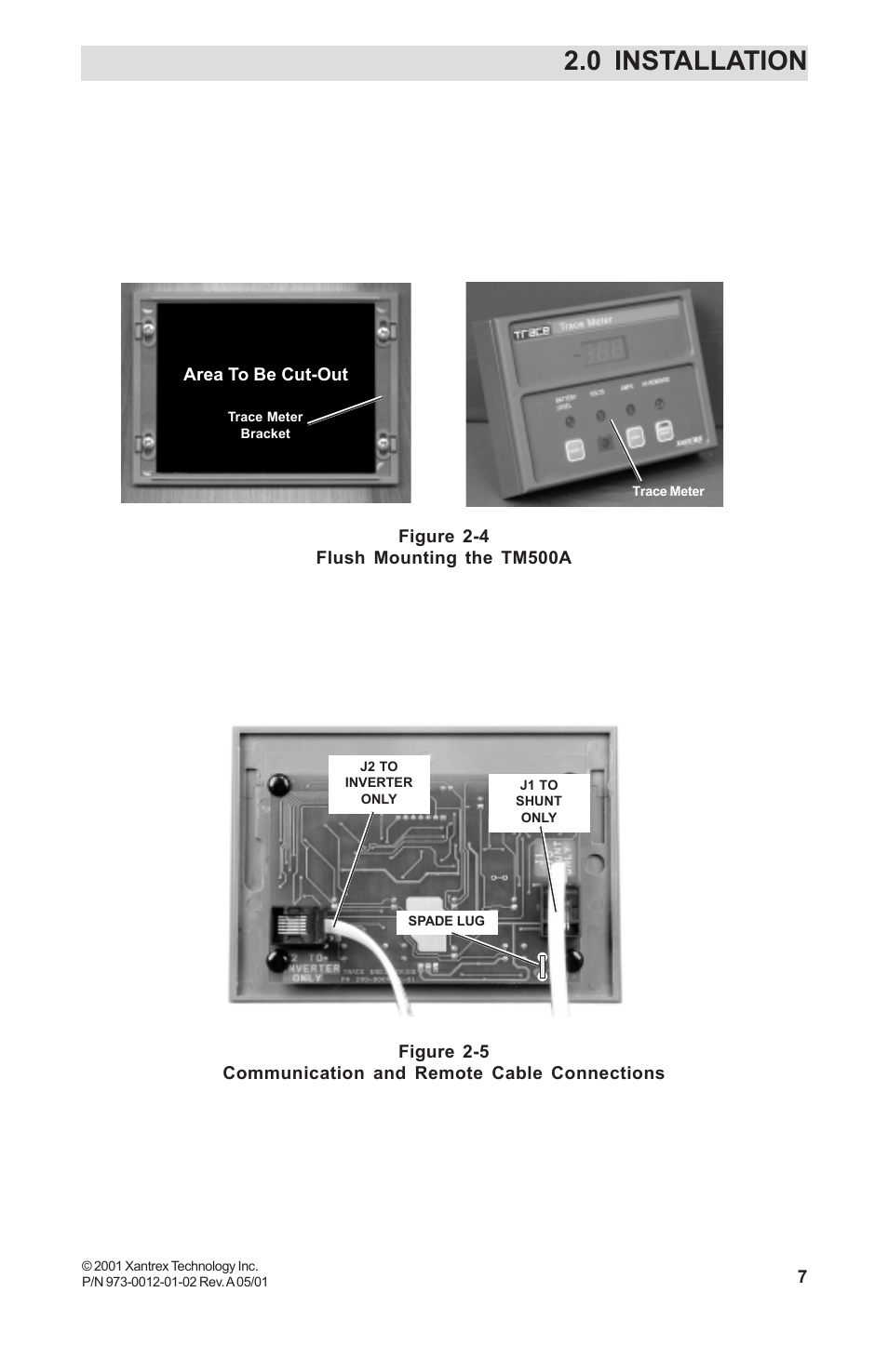 0 installation | Xantrex Technology TM500A User Manual | Page 13 / 44