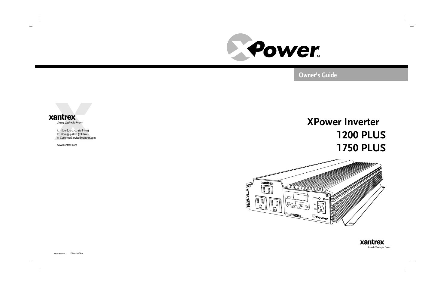 Xantrex Technology 1200 User Manual | 80 pages