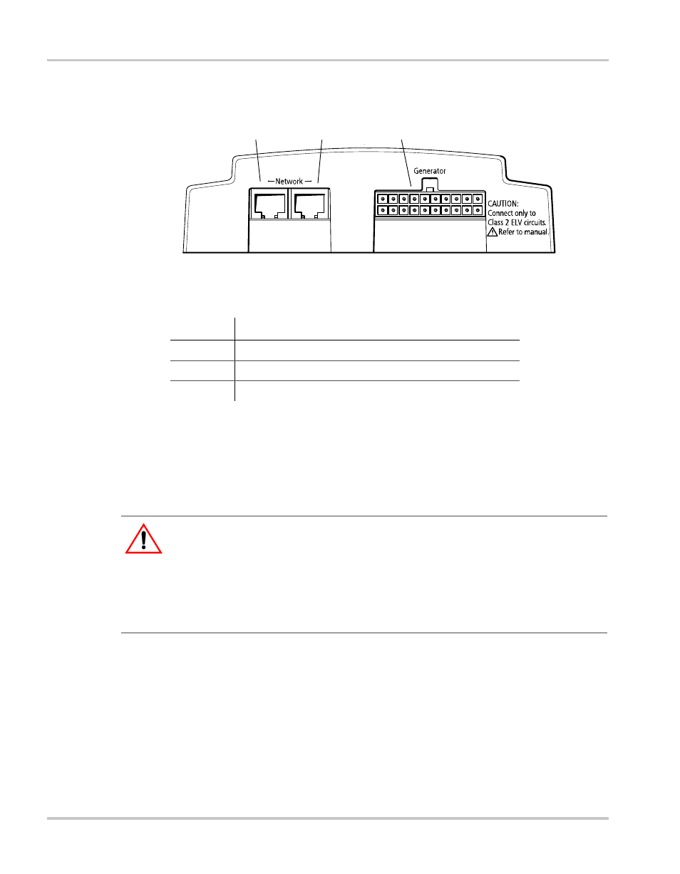 Bottom panel, Bottom panel –6, Caution: equipment damage | Xantrex Technology Automatic Generator User Manual | Page 20 / 124