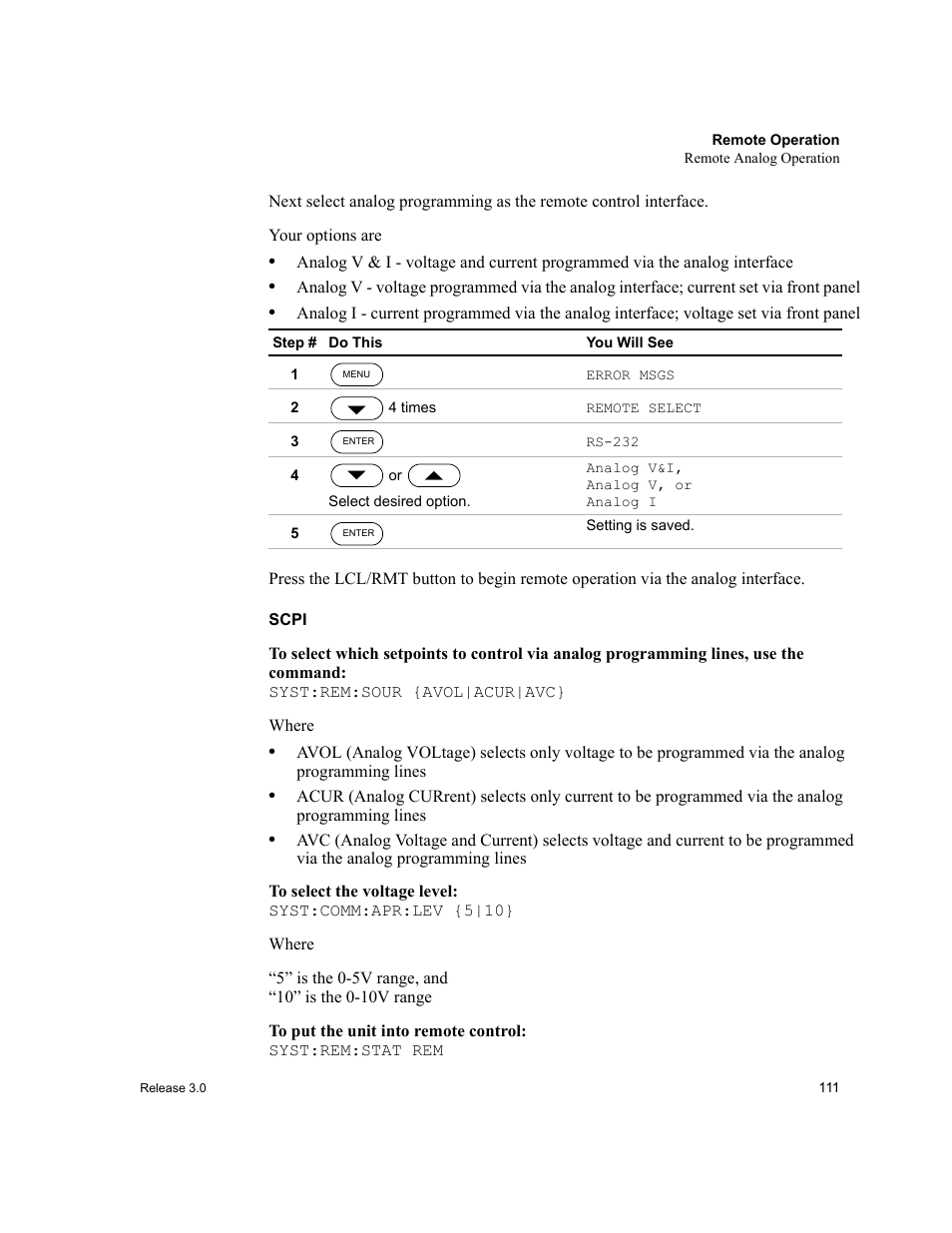 Scpi | Xantrex Technology XDC User Manual | Page 113 / 254