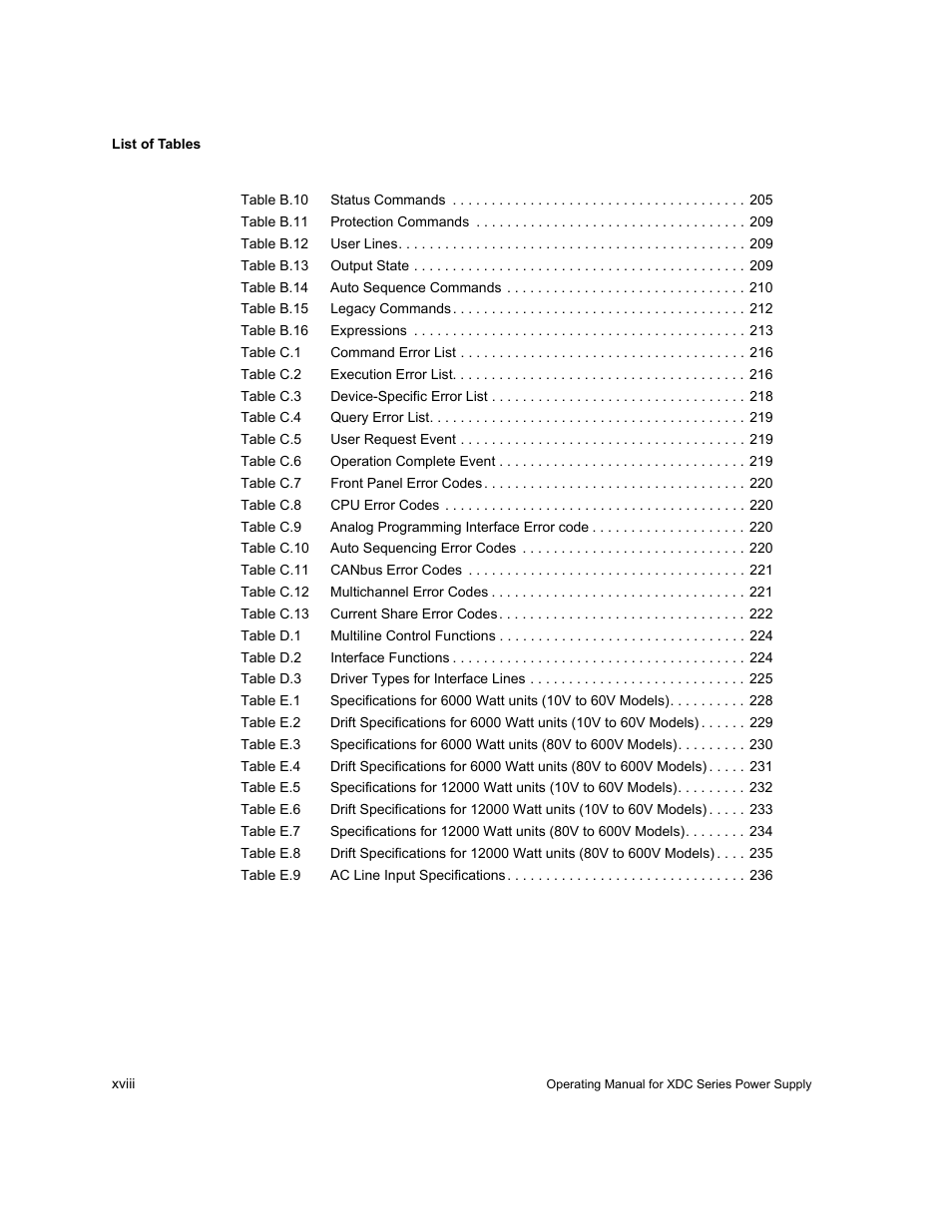 Xantrex Technology XDC User Manual | Page 20 / 254