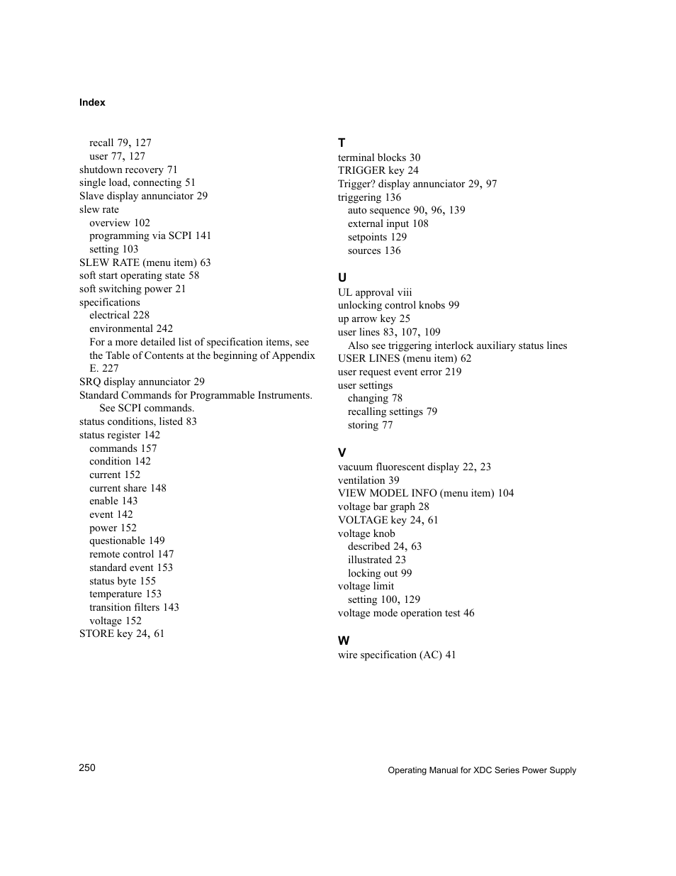 Xantrex Technology XDC User Manual | Page 252 / 254