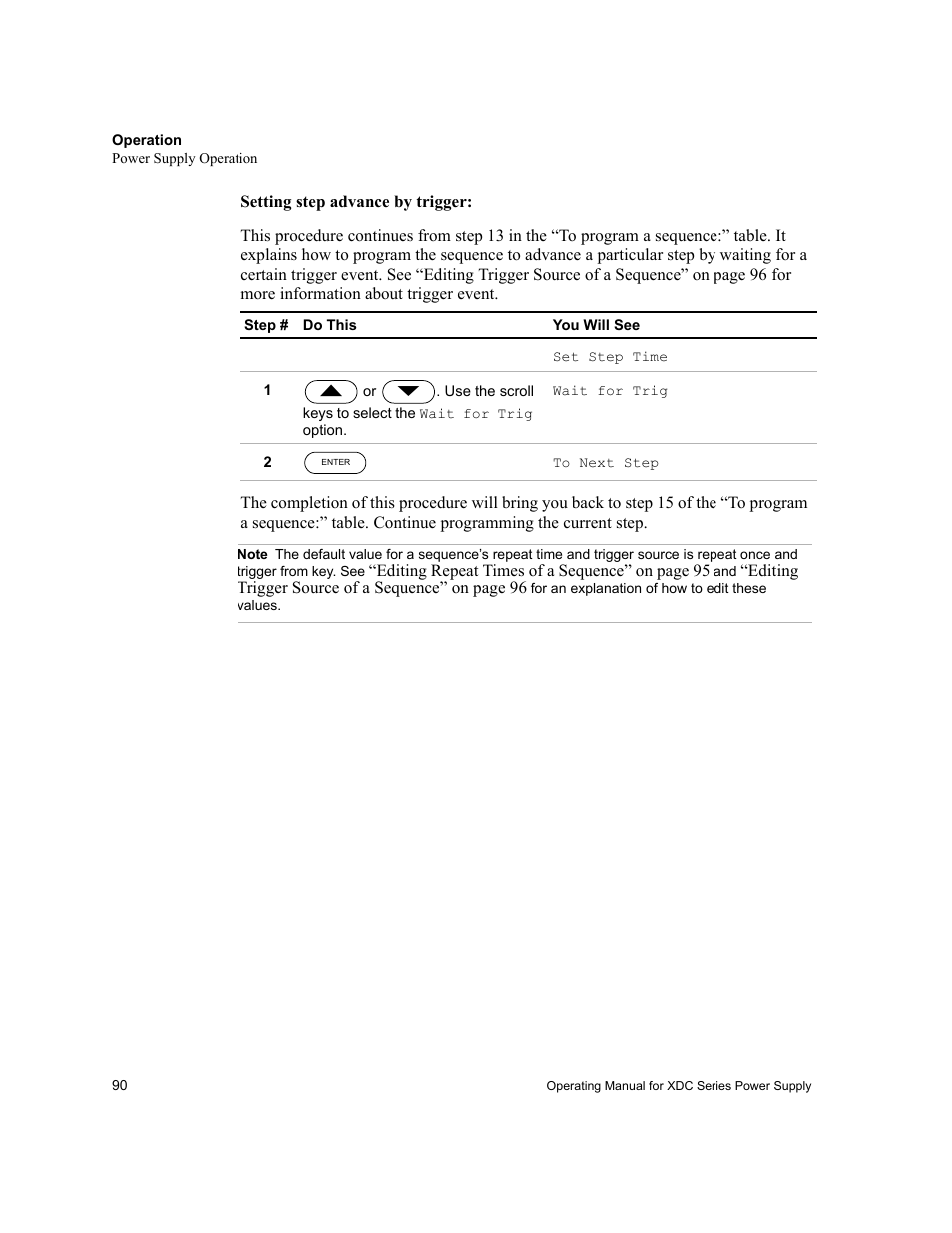 Note | Xantrex Technology XDC User Manual | Page 92 / 254