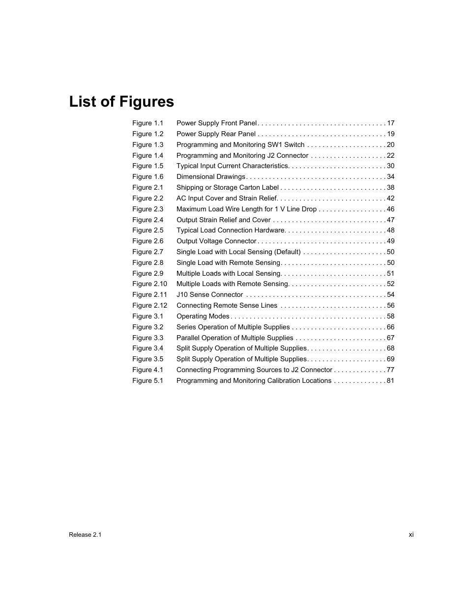 List of figures | Xantrex Technology XFR 2800 User Manual | Page 13 / 90