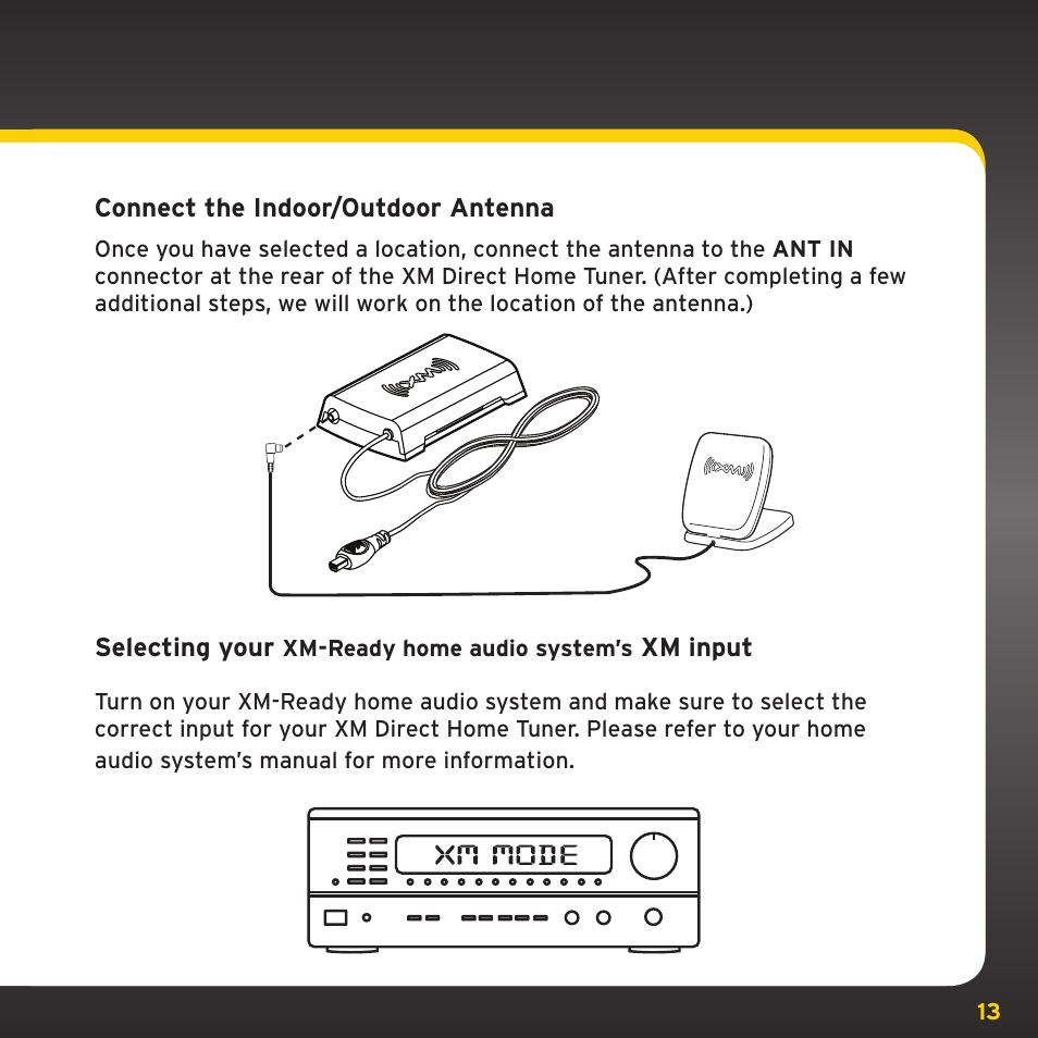 XM Satellite Radio XHD2KUG0809 User Manual | Page 13 / 32