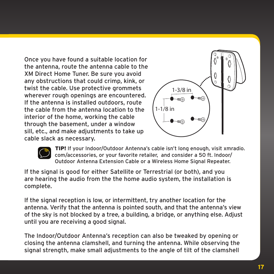 XM Satellite Radio XHD2KUG0809 User Manual | Page 17 / 32