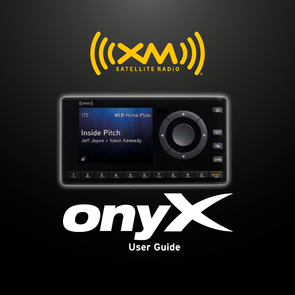 XM Satellite Radio XDNX1V1KC User Manual | 58 pages