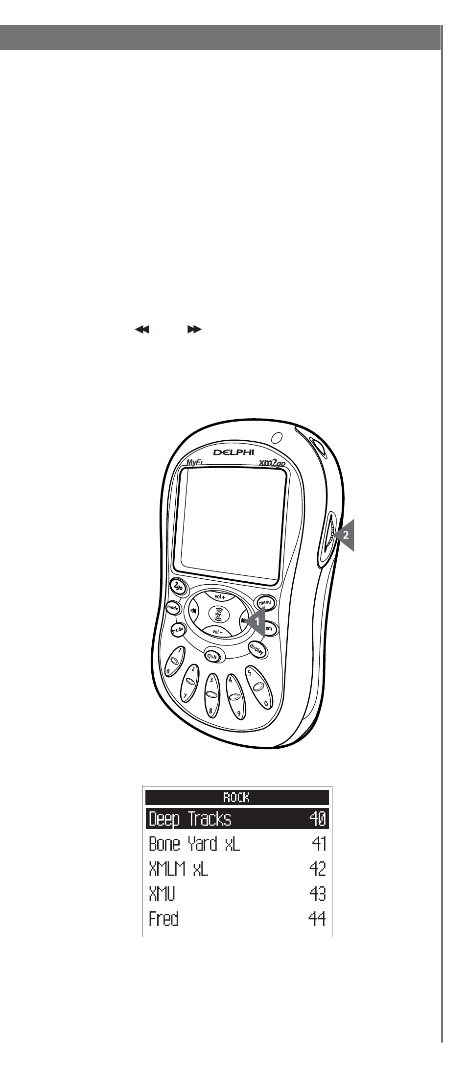 Listening to xm | XM Satellite Radio SA10113 User Manual | Page 15 / 44