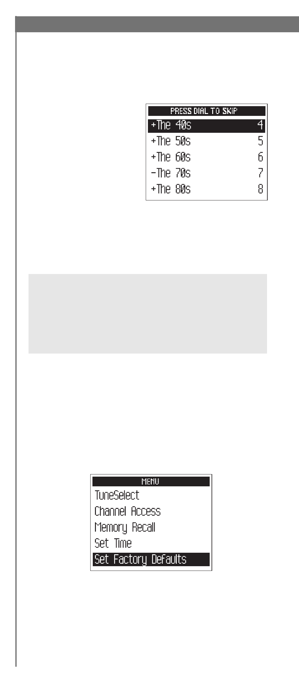 XM Satellite Radio SA10113 User Manual | Page 26 / 44