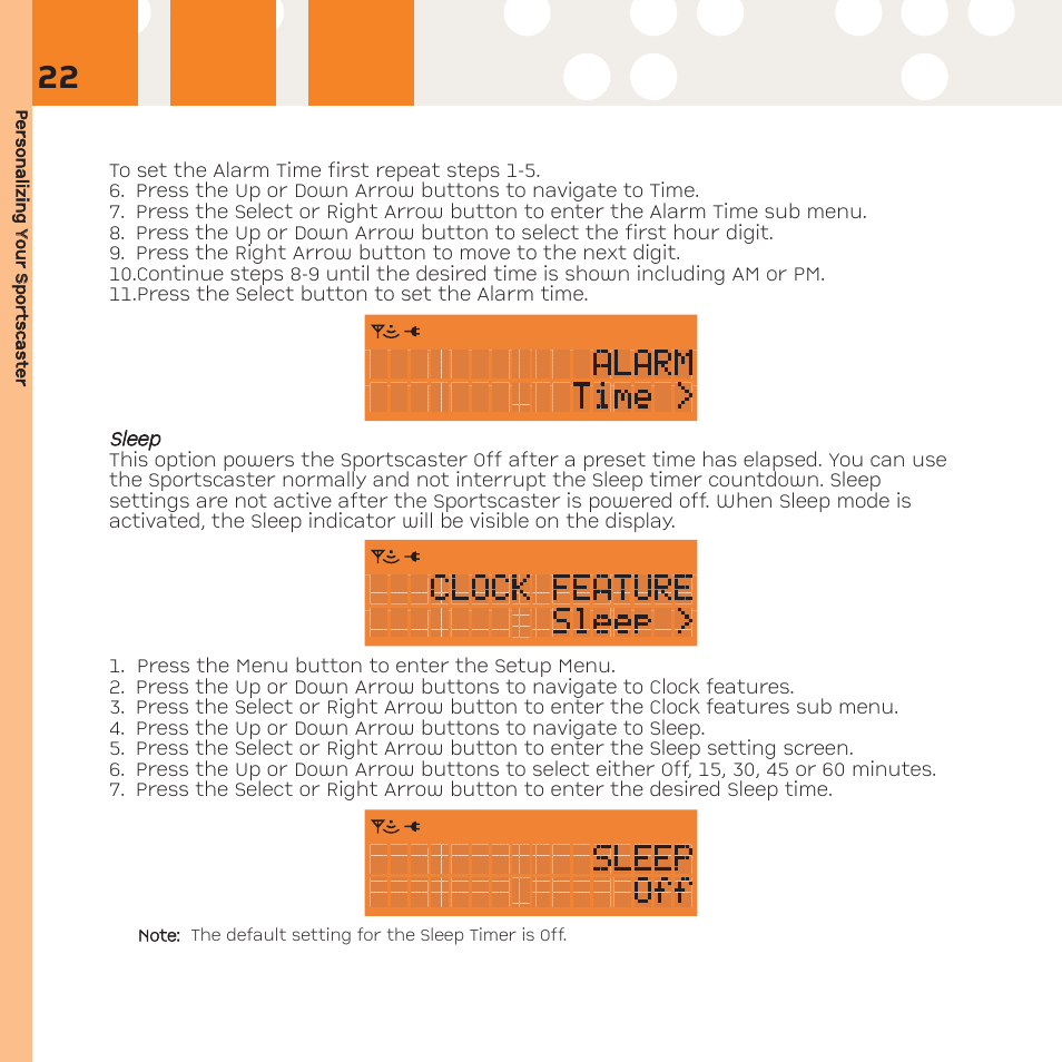 XM Satellite Radio R101 User Manual | Page 22 / 32