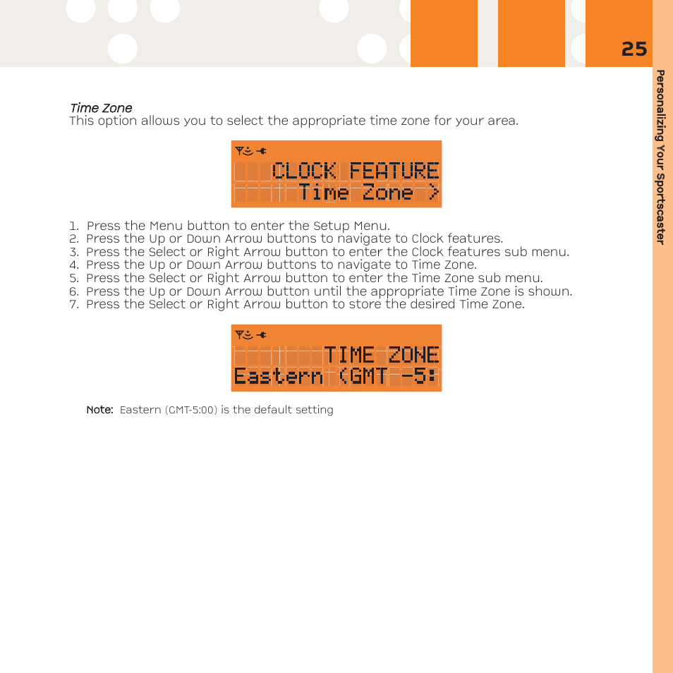 XM Satellite Radio R101 User Manual | Page 25 / 32