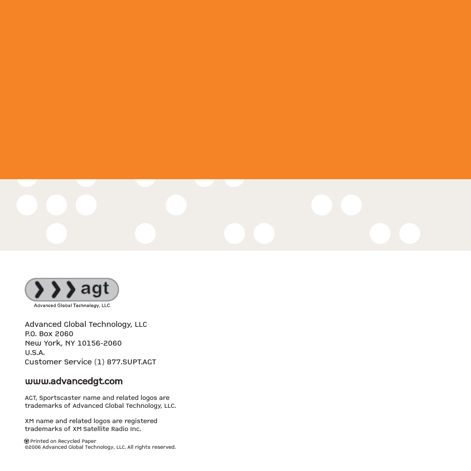 XM Satellite Radio R101 User Manual | Page 32 / 32