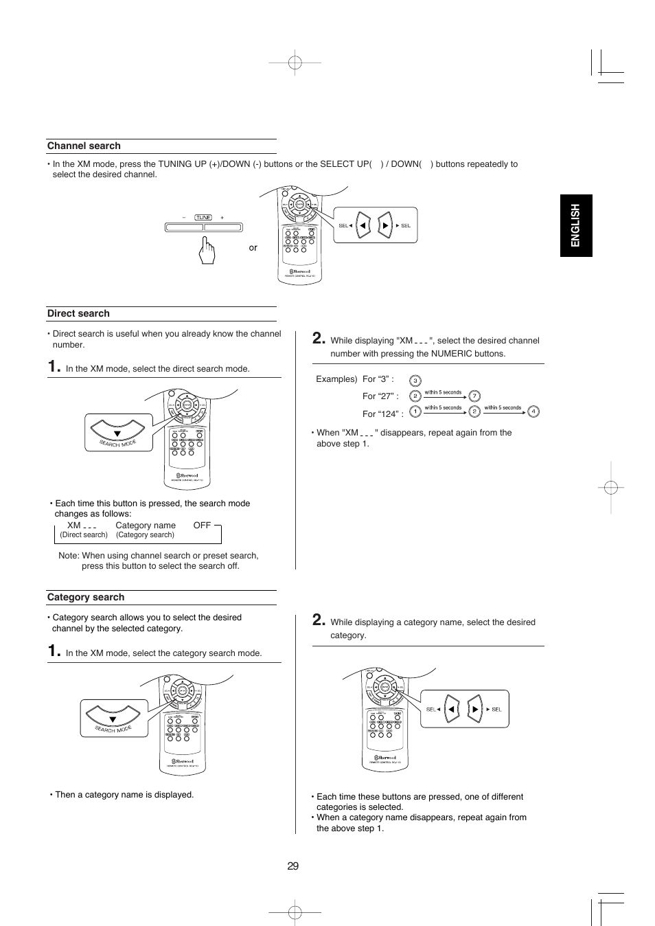 XM Satellite Radio R-672 User Manual | Page 29 / 56