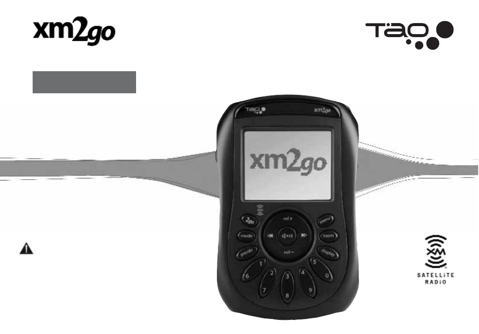 XM Satellite Radio xm2go User Manual | 15 pages