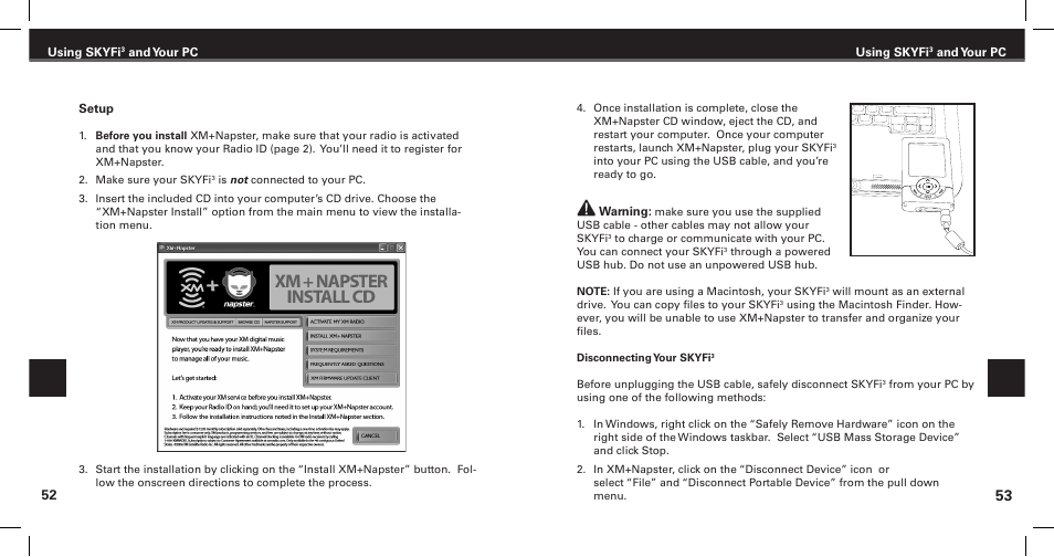 XM Satellite Radio SKYFi3 User Manual | Page 28 / 38