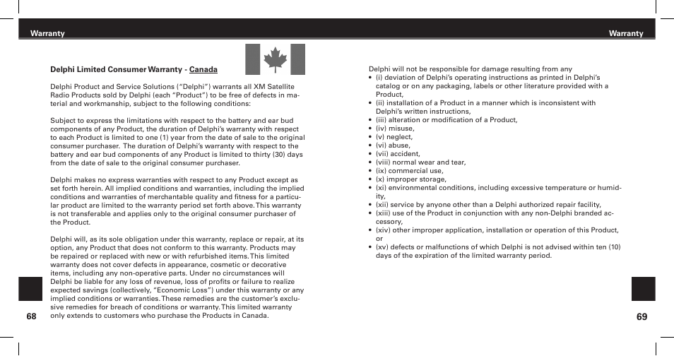 XM Satellite Radio SKYFi3 User Manual | Page 36 / 38