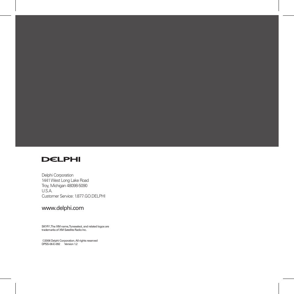 XM Satellite Radio SKYFi3 User Manual | Page 38 / 38