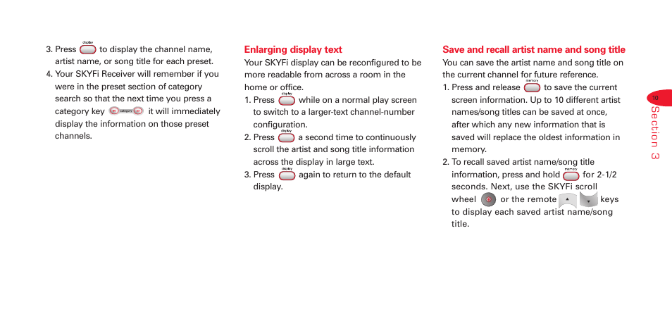 XM Satellite Radio Portable Satellite Radio User Manual | Page 14 / 24