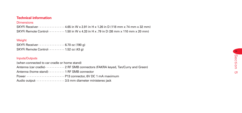 XM Satellite Radio Portable Satellite Radio User Manual | Page 18 / 24