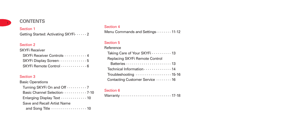 XM Satellite Radio Portable Satellite Radio User Manual | Page 5 / 24