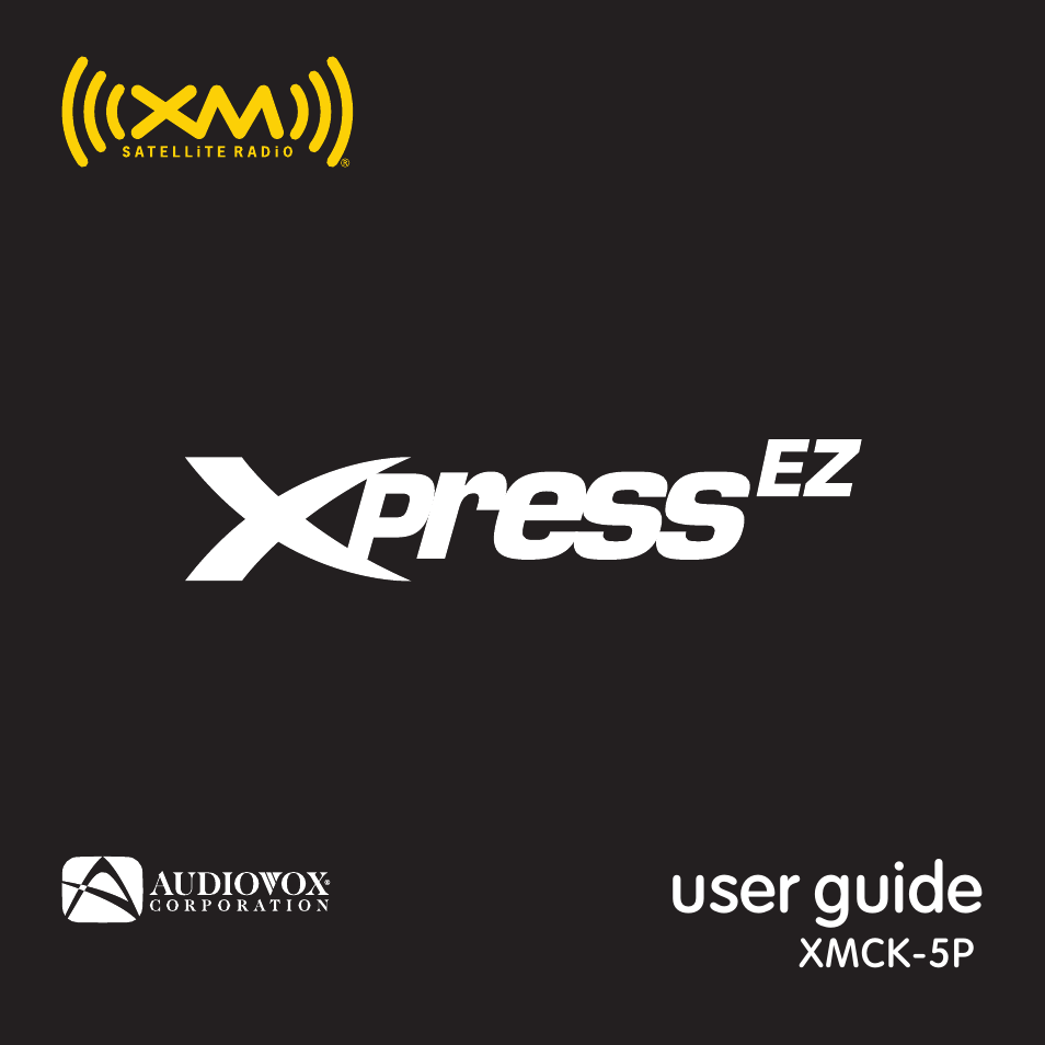XM Satellite Radio XMCK-5P User Manual | 40 pages