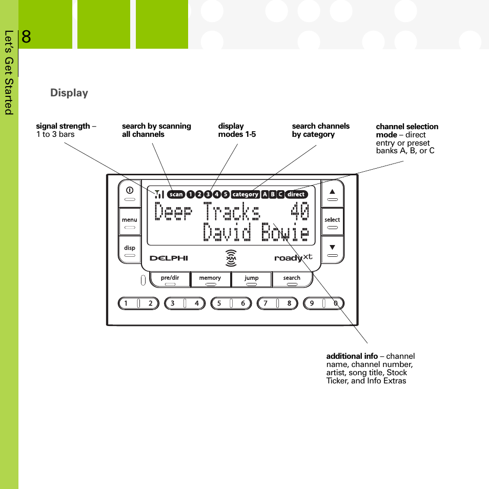 XM Satellite Radio SA10177 User Manual | Page 8 / 32