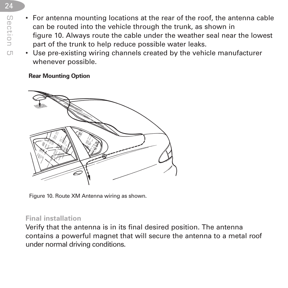 XM Satellite Radio SA10085 User Manual | Page 24 / 32