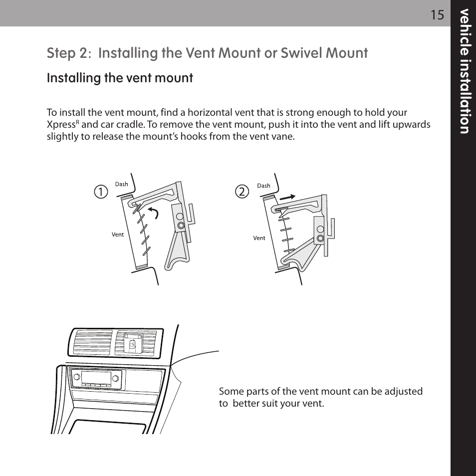XM Satellite Radio XMCK-20P User Manual | Page 15 / 62