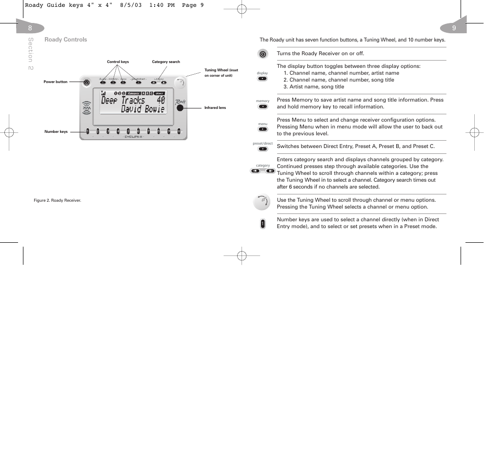 XM Satellite Radio RoadyTM User Manual | Page 5 / 16