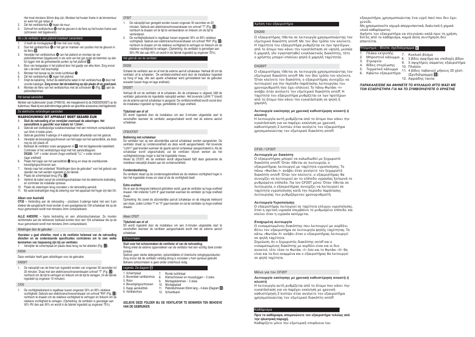 Xpelair DX200 User Manual | Page 12 / 16