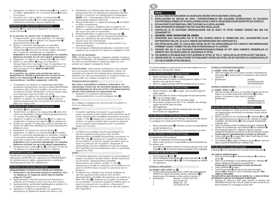 Xpelair DX200 User Manual | Page 13 / 16