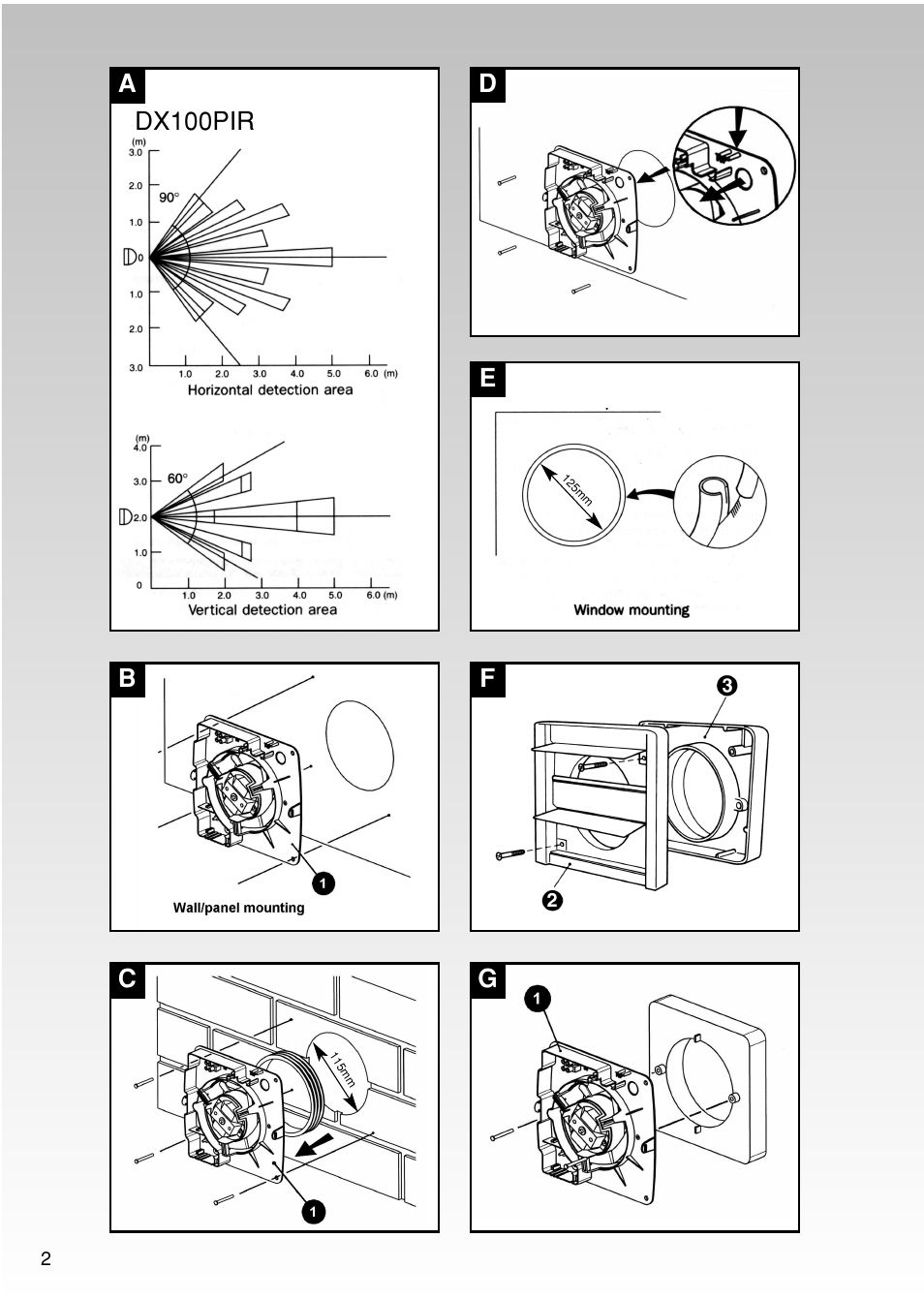 Xpelair DX100VTD User Manual | Page 2 / 56