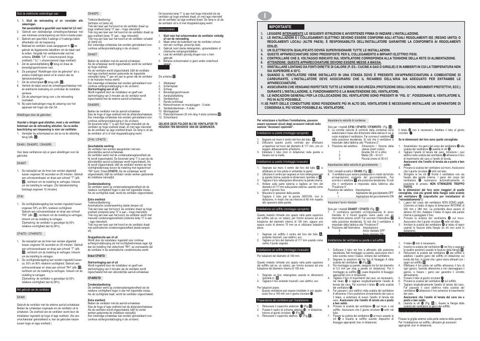 Xpelair CF40 User Manual | Page 12 / 14