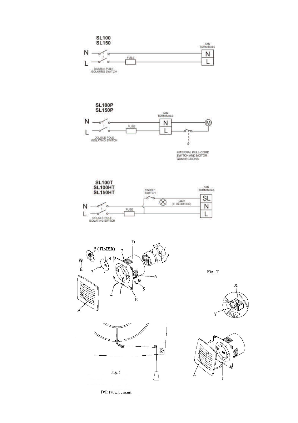 Xpelair SL150P User Manual | Page 3 / 4