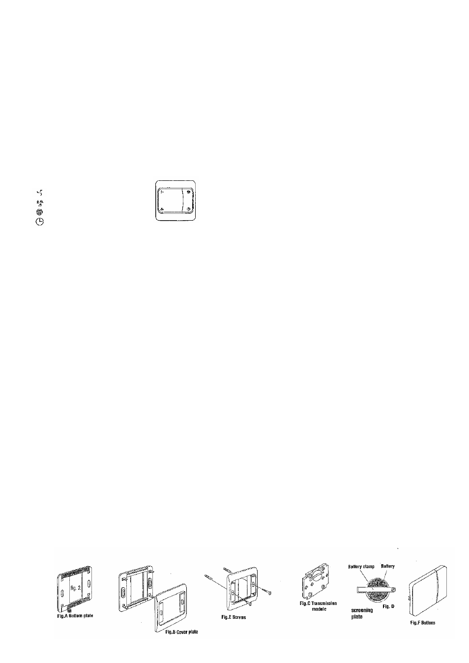 Remote control – rf – radio frequency (868,3mhz) | Xpelair 340 User Manual | Page 4 / 5