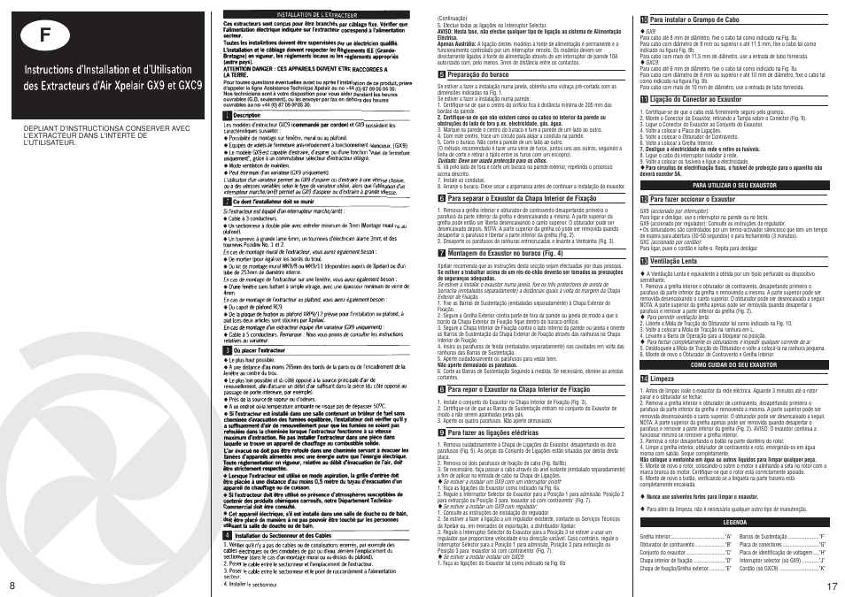 Xpelair GX9 User Manual | Page 8 / 12