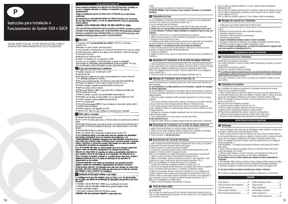 Xpelair GX9 User Manual | Page 9 / 12