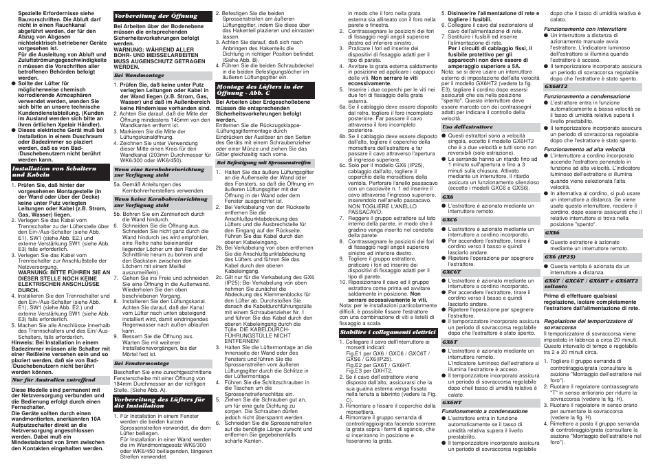Xpelair GX6 User Manual | Page 16 / 20