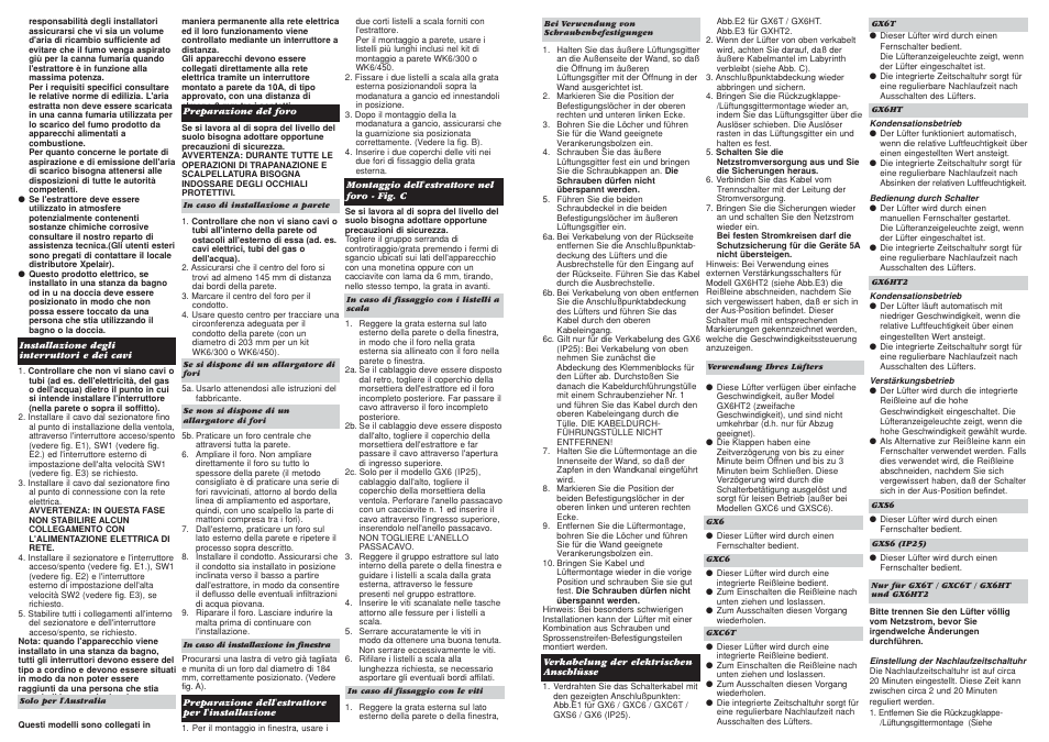 Xpelair GX6 User Manual | Page 17 / 20
