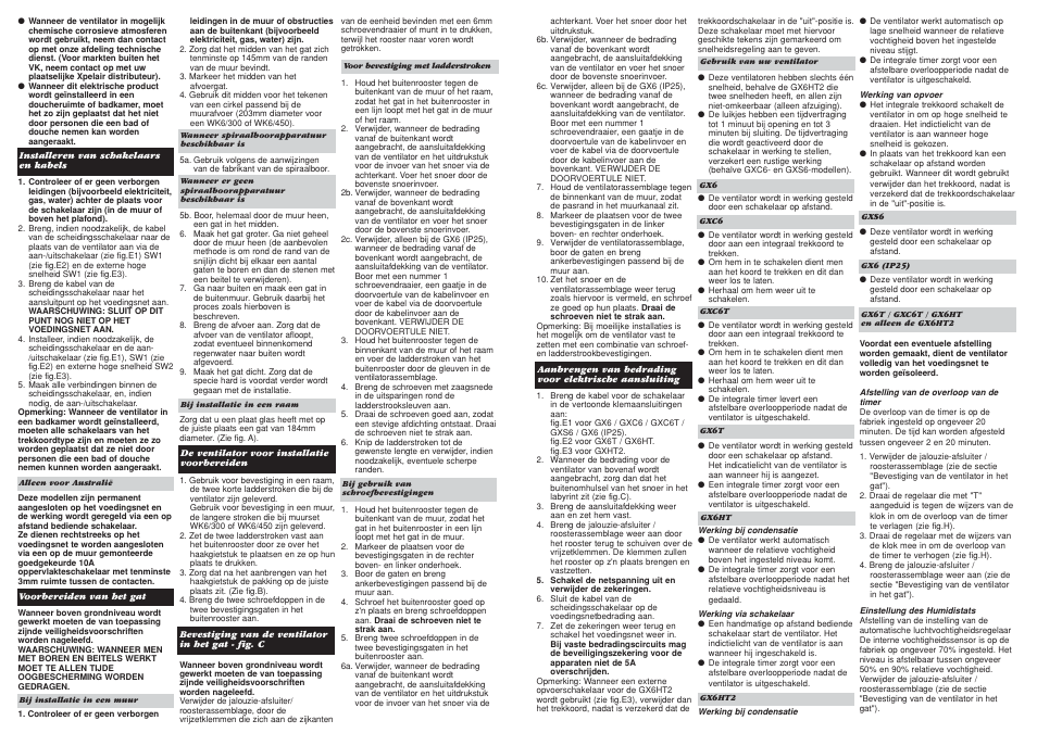 Xpelair GX6 User Manual | Page 20 / 20