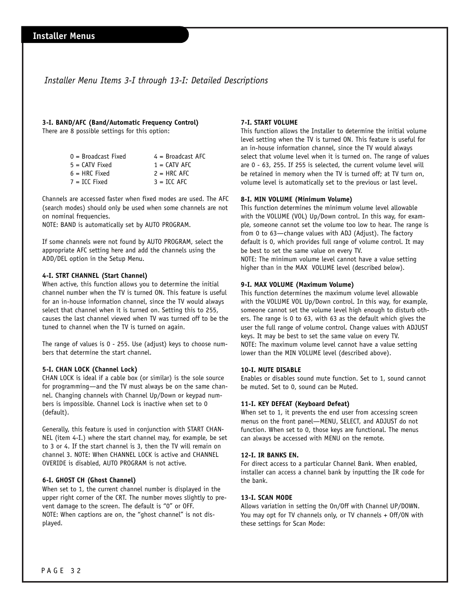 Zenith CONCIERGE H25F39DT User Manual | Page 32 / 44