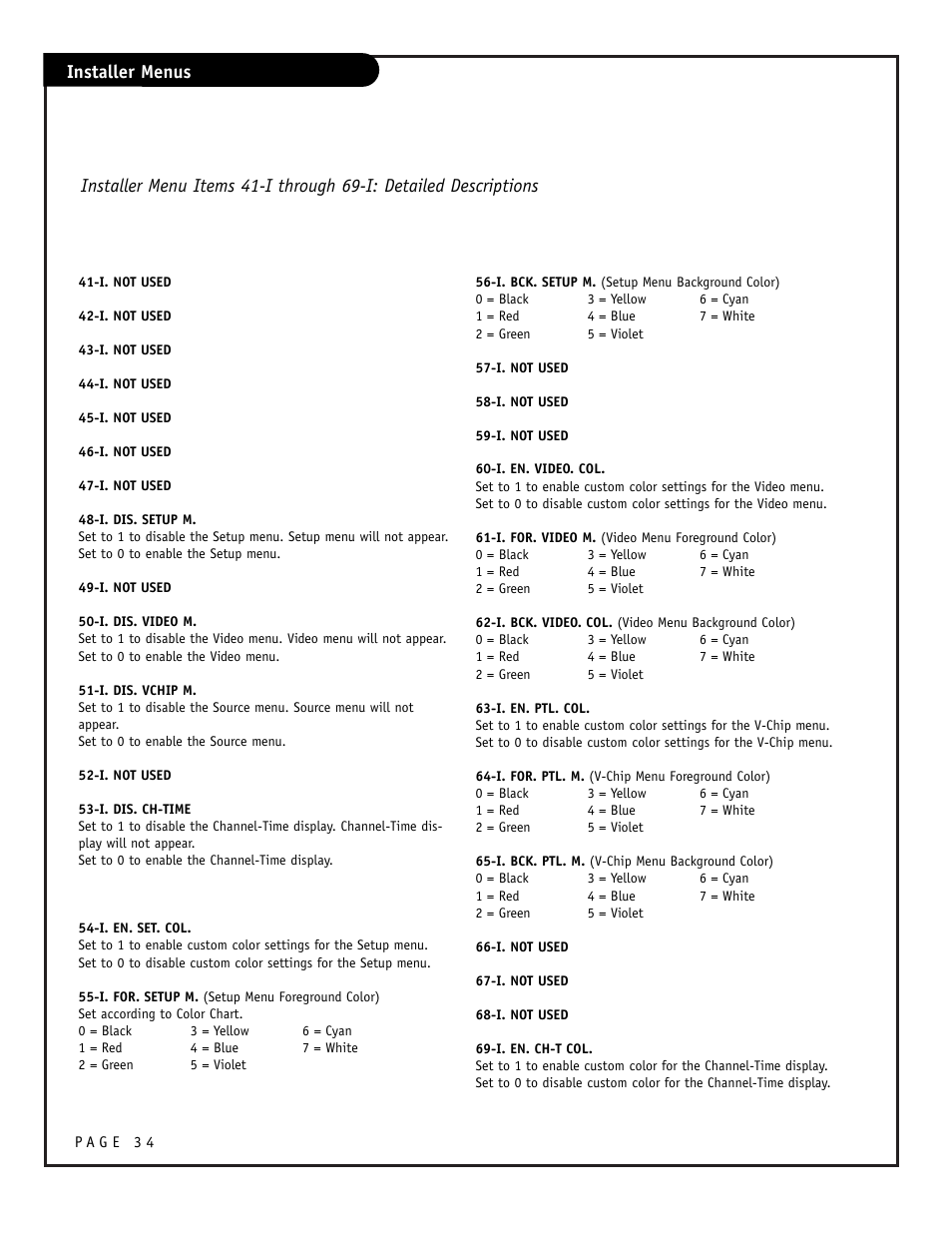 Zenith CONCIERGE H25F39DT User Manual | Page 34 / 44