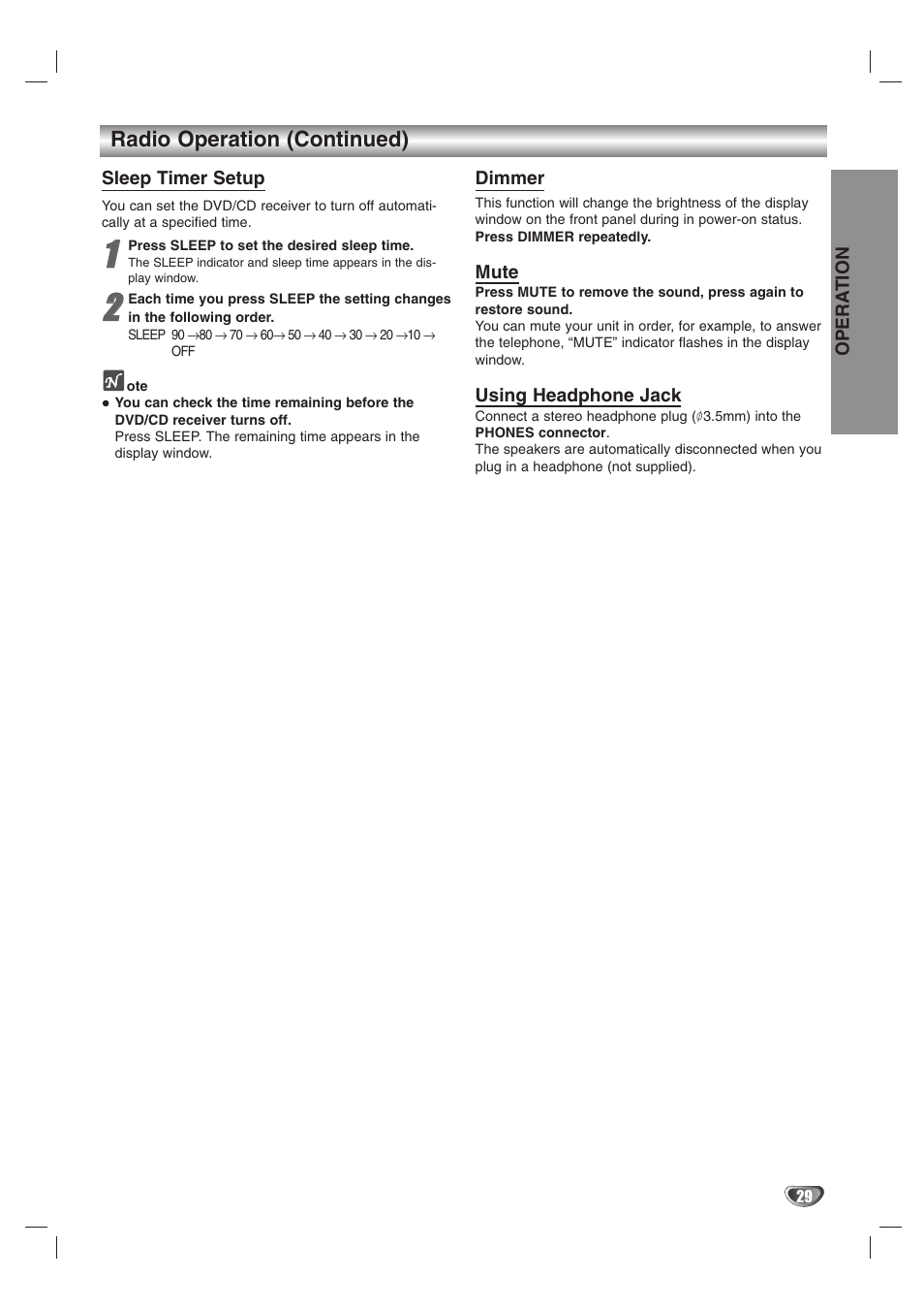 Zenith DVT312 User Manual | Page 29 / 36