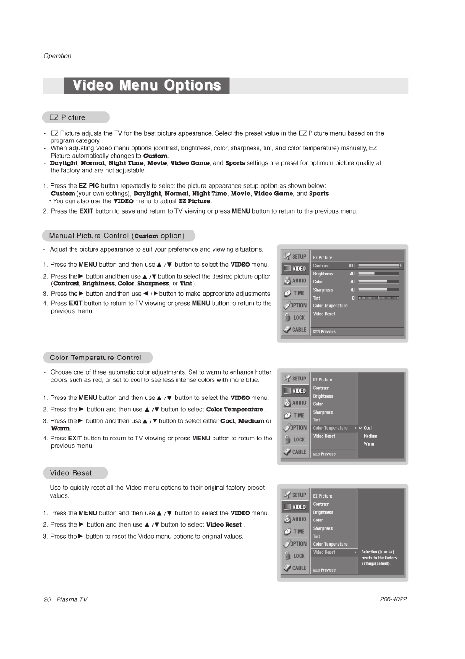 Zenith Z42PX2DH User Manual | Page 26 / 60