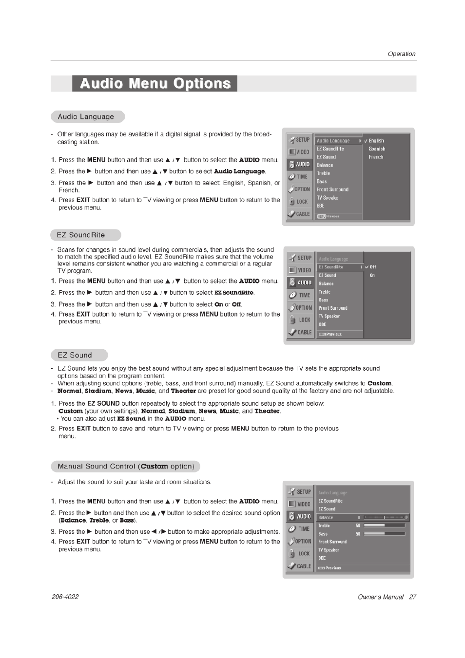 Zenith Z42PX2DH User Manual | Page 27 / 60