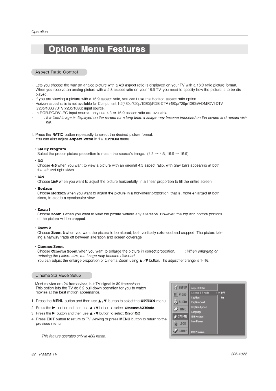 Zenith Z42PX2DH User Manual | Page 32 / 60